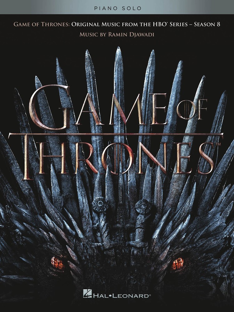 Game of Thrones Season 8 HBO Piano Sheet Music Book by Ramin Djawadi