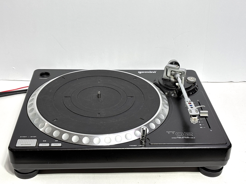 Gemini TT02 MKII Professional DJ Turntable with Direct Drive Motor