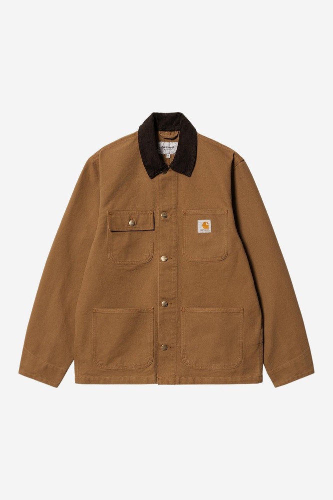 Carhartt WIP Work in Progress Michigan Chore Coat Jacket Hamilton Brown XL