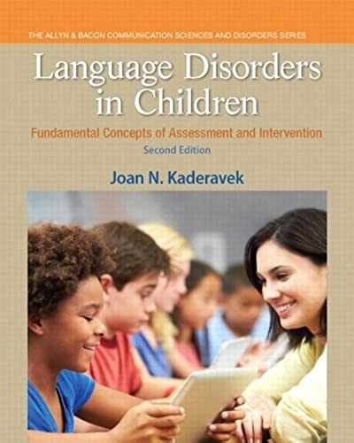 Language Disorders in Children by Joan Kaderavek - Essential Paperback Guide for Parents & Educators