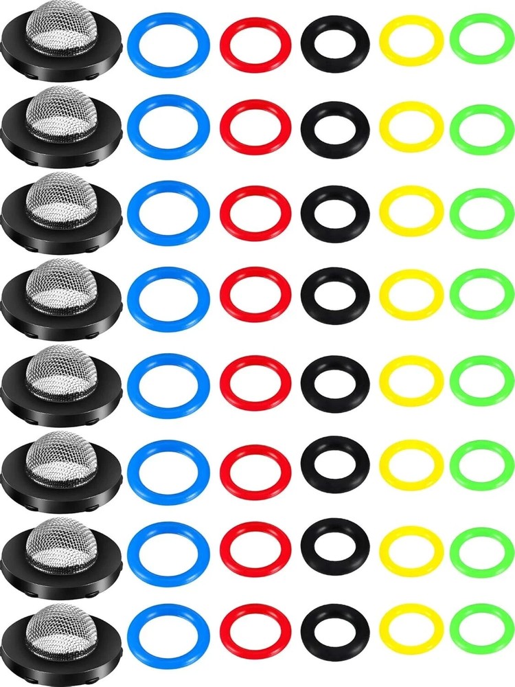 48-Piece O-Ring Power Pressure Washer Kit - 6 Sizes Stainless Steel Seals