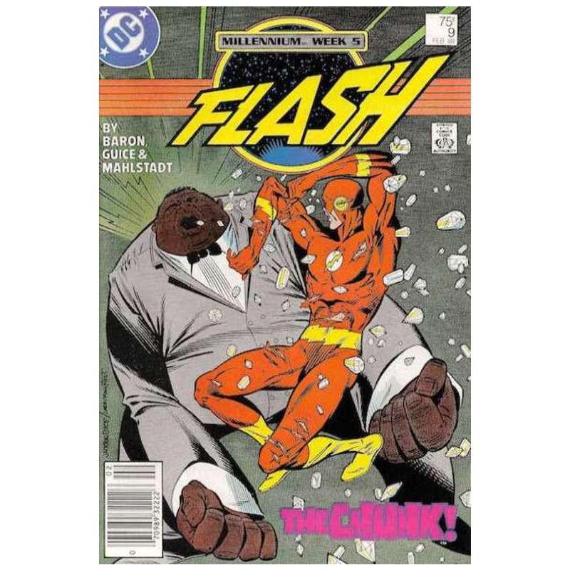 Flash #9 Newsstand Edition - 1987 DC Comics Series in VF+ Condition