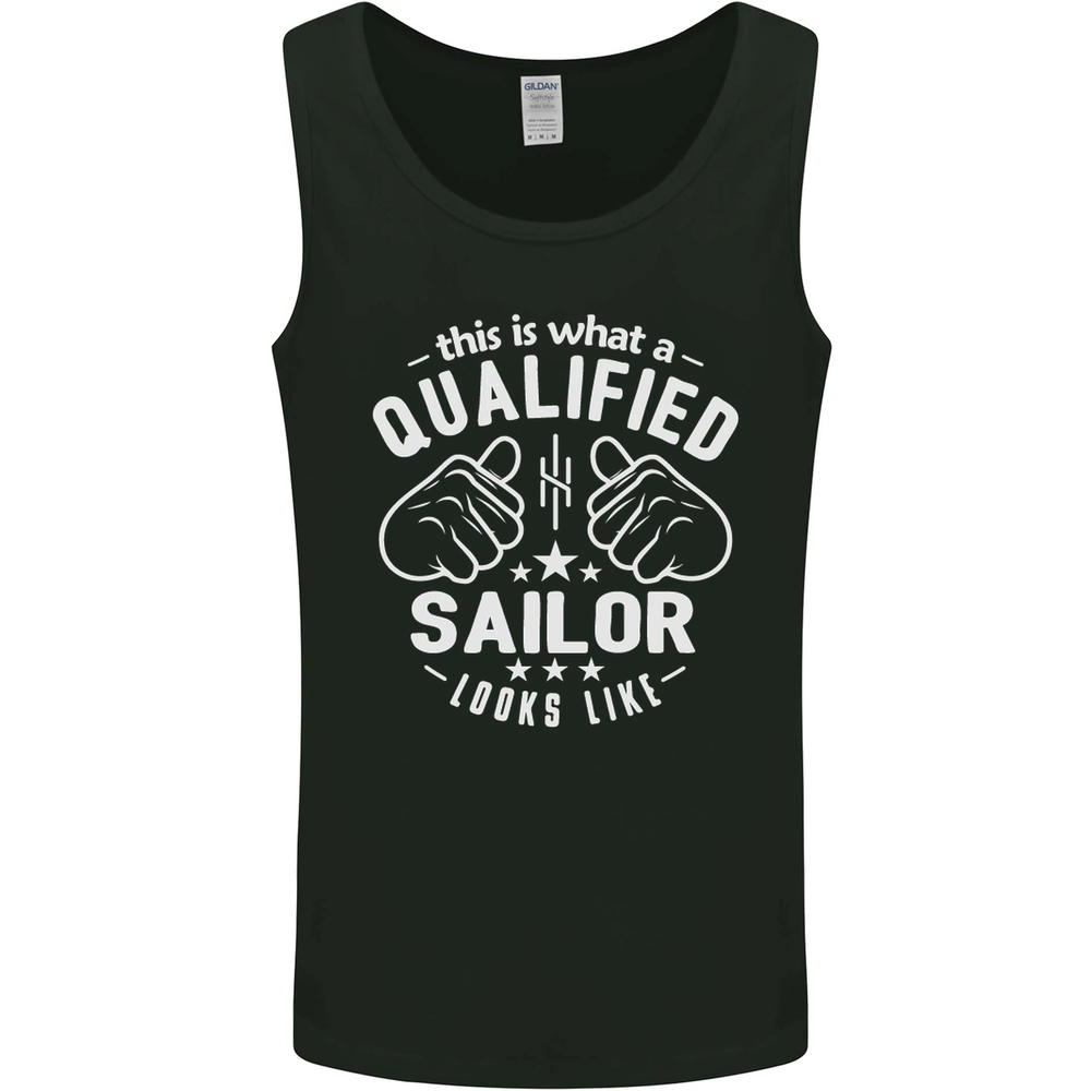 This Is What a Qualified Sailor Looks Like Mens Vest Tank Top