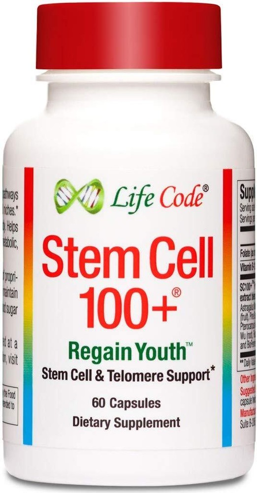 Stem Cell 100+: Multi-Pathway Anti-Aging & Regeneration Supplement Supports S...