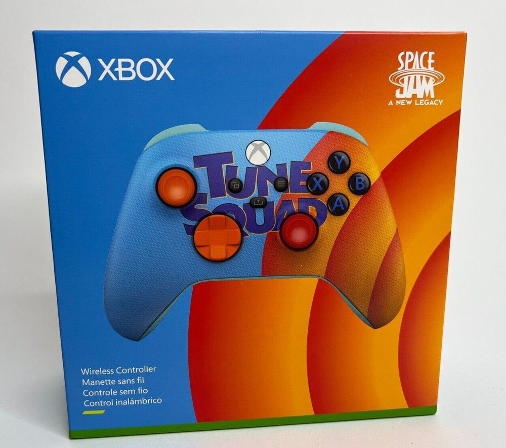 New Microsoft Xbox One Series X Wireless Controller Tune Squad Edition Inspired by Space Jam Limited Edition
