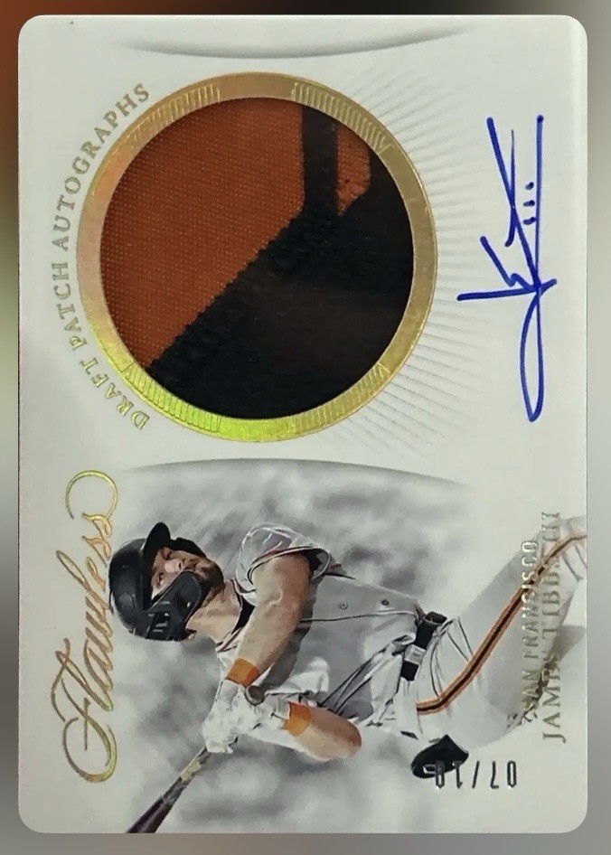 2025 Panini Flawless Patch Auto James Tibbs III San Francisco /10