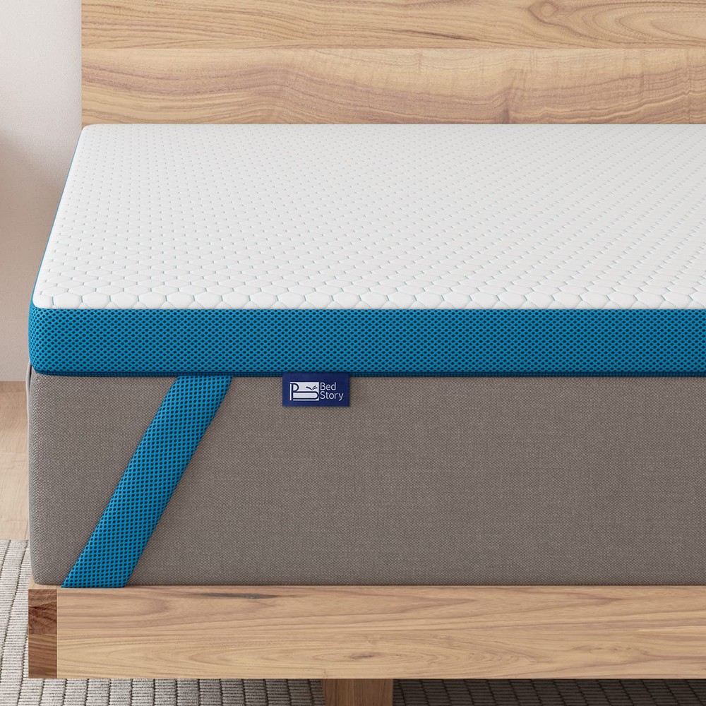 4 Inch Twin Firm Memory Foam Mattress Topper for Back Pain Relief
