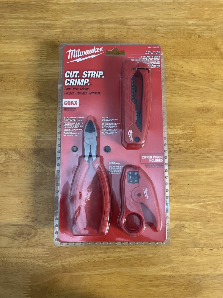 Milwaukee 48-22-8103 COAX Install Kit 4-PC 6