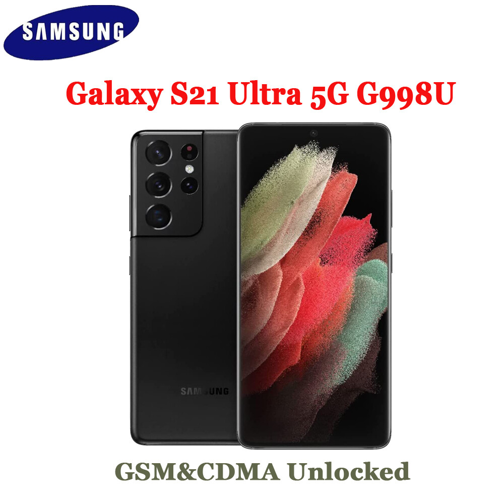 NEW SEALED Samsung Galaxy S21 Ultra 5G G998U 128GB Factory Unlocked Smartphone
