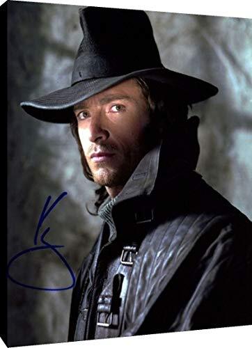 Floating Canvas Wall Art: Hugh Jackman Autograph Print - Van Helsing