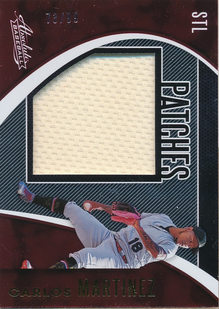 2021 Absolute Patches #77 Carlos Martinez /99