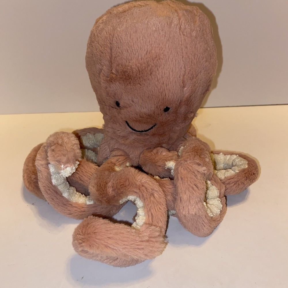 Jellycat Odell Octopus Plush Soft Toy Collectible 🐙 Salmon Pink