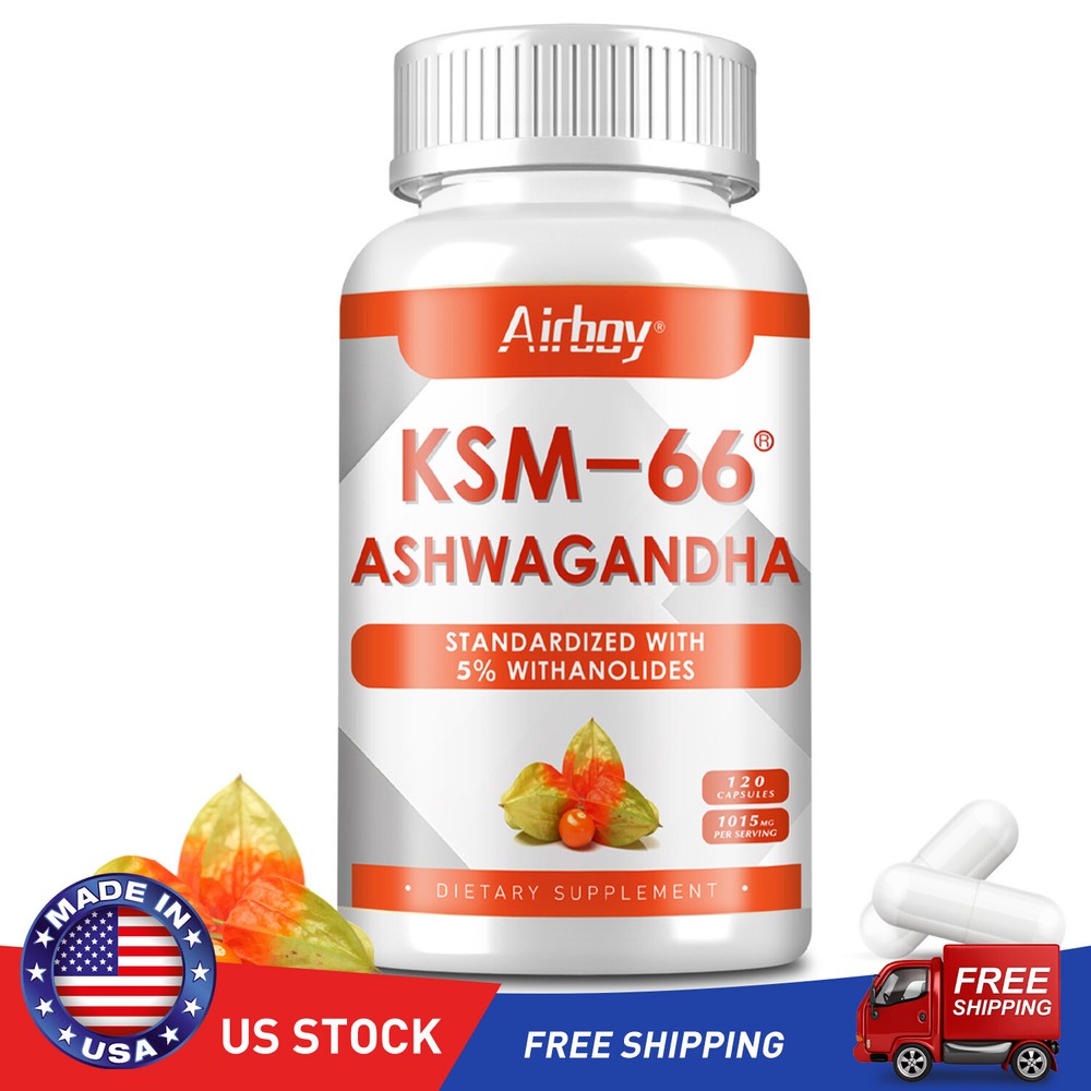 Ashwagandha - Max Strength, Boost Energy, Supporting Positive Mood and Memory