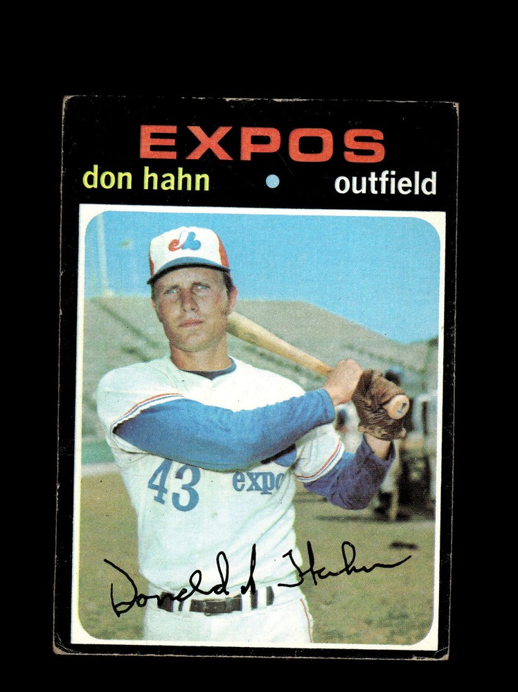 Montreal Expos Don Hahn 1974 Topps #94 Rookie Card Excellent Condition