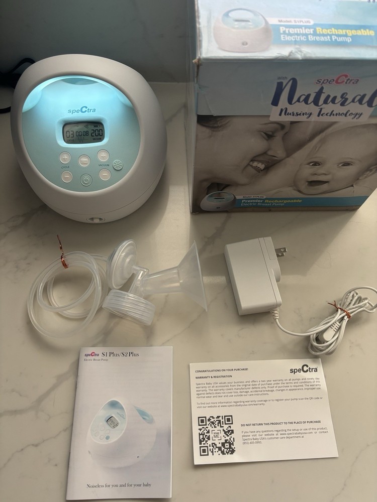 Spectra S1 Plus Portable Electric Double Breast Pump with 8-Hour Battery and Fast Shipping