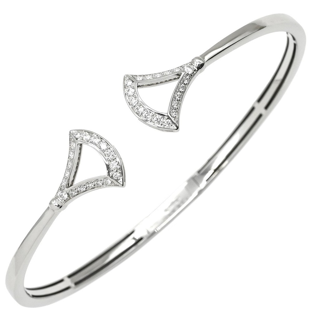 BVLGARI bracelet Diva Dream K18WG diamond  White gold 14039 Au750 18K Pave
