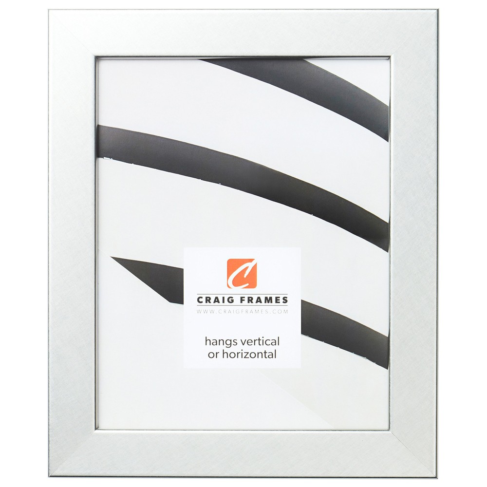 Bauhaus 125 Brushed Silver 8x10 Inch Picture Frame