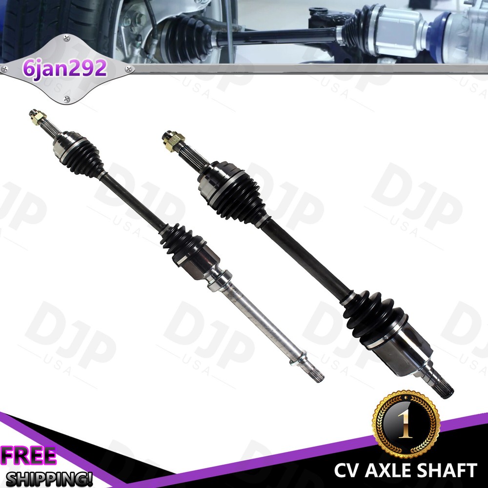 Nissan Cube S SL 2009-2014 Front LH RH CV Axle Shaft Pair CVT Trans
