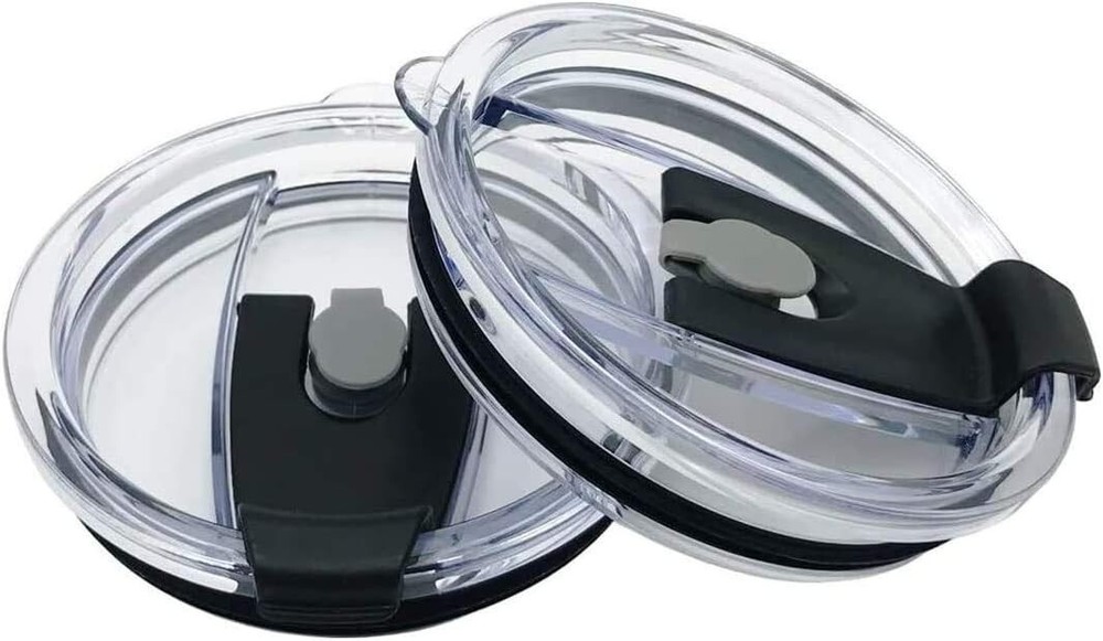 2 Replacement Flip Lids for Stainless Steel Insulated Tumbler Travel Mugs Compatible