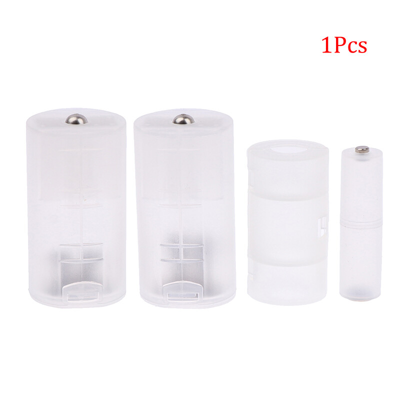 1Pcs AAA to AA/AA to C/D Battery Combination Adaptor Case Storage Box ConveA*a5