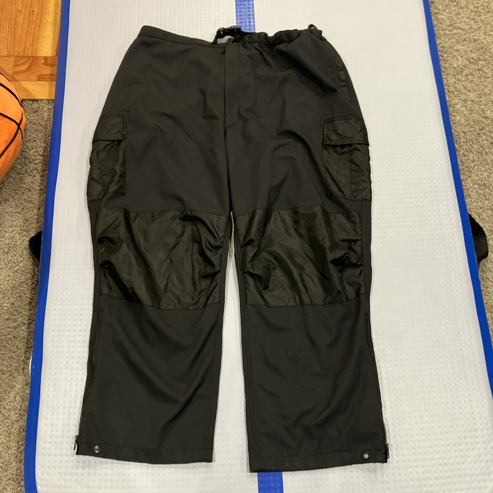 Duluth Trading Men's Whaleback Waterproof Insulated Cargo Pants Black 3XL Belted