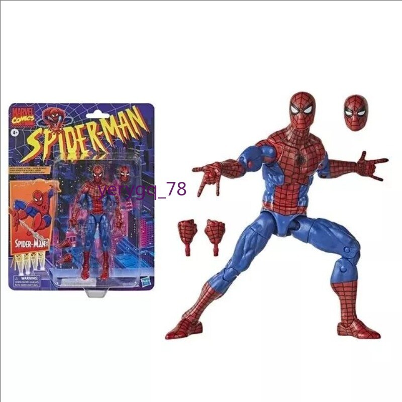 Marvel Legends 6 inch Spiderman Action Figure Spider Man Retro Series Collection