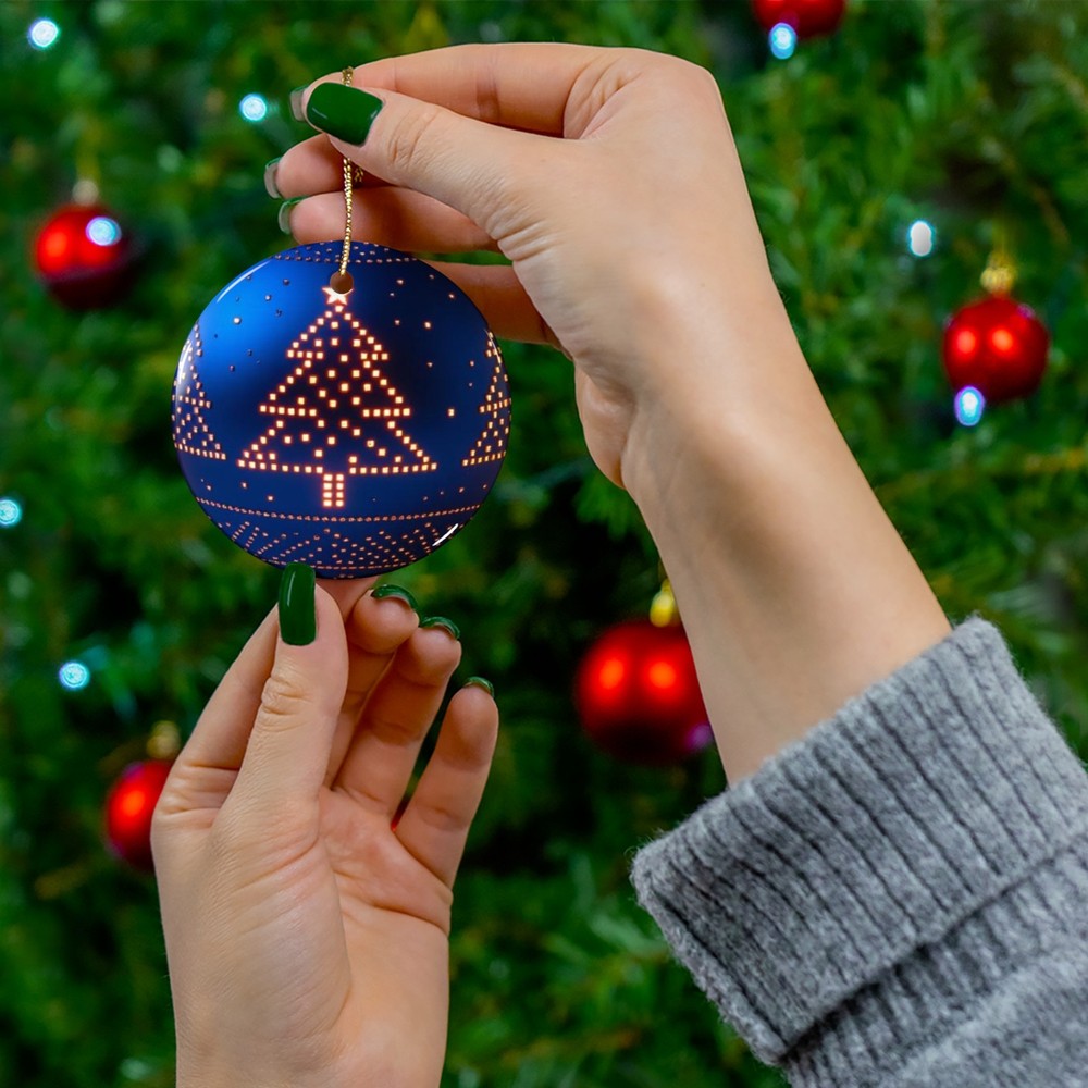Christmas Tree Ceramic Ornament, Holiday Decor, Christmas Gift, Unique [...]