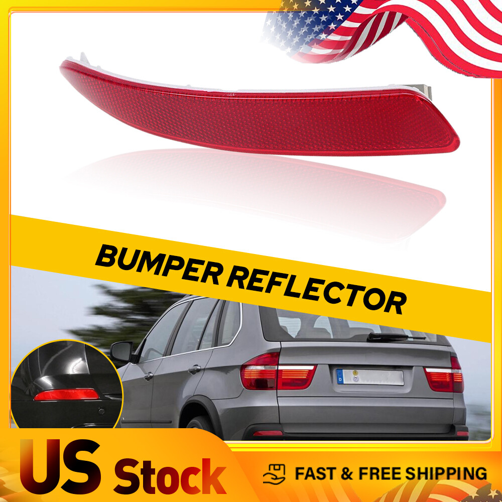 Car Rear Reflector Bumper Light Tail Lamp LH Case Side For 2007-2013 BMW X5 E70