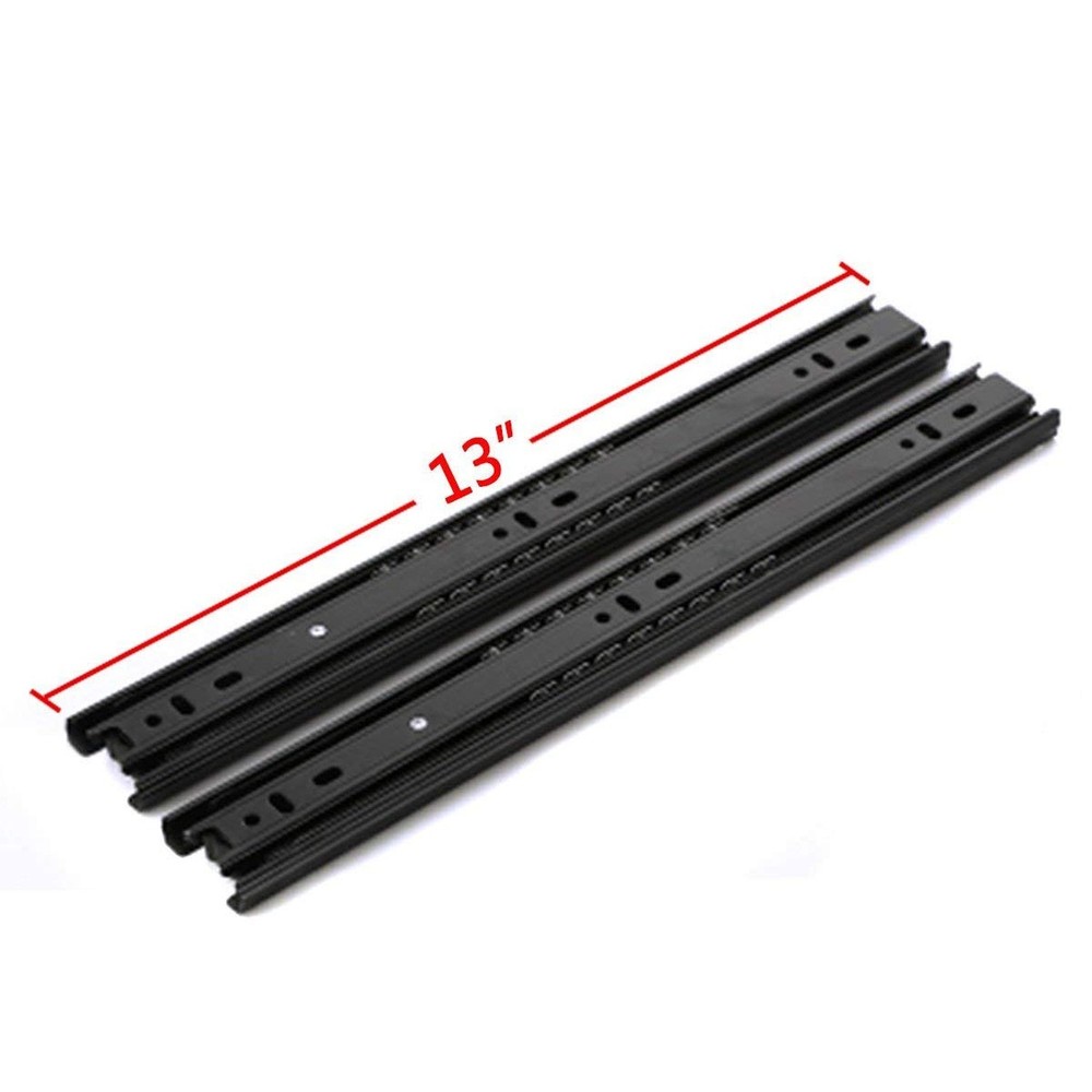 13 Inch Ball Bearing Drawer Slides Full Extension 3 Section Track Mount