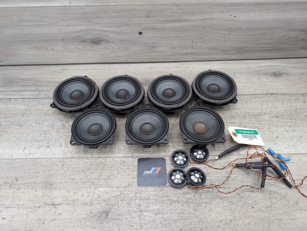 11-17 OEM BMW F25 X3 Stereo Audio Speakers Tweeters Subwoofers Top HiFi SET
