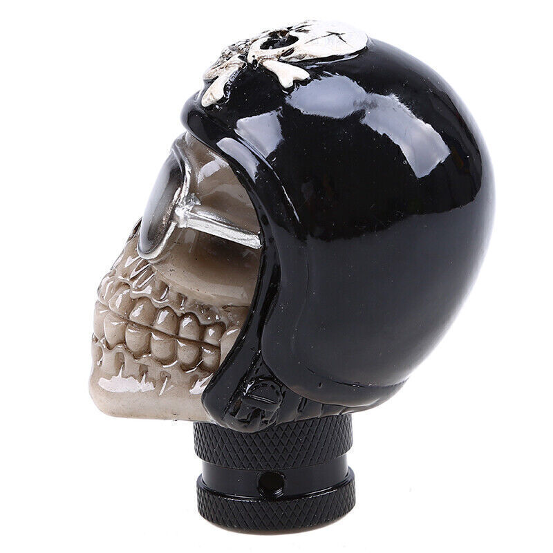 Black Skull Car Gear Shift Knob for Manual Transmissions AM Style