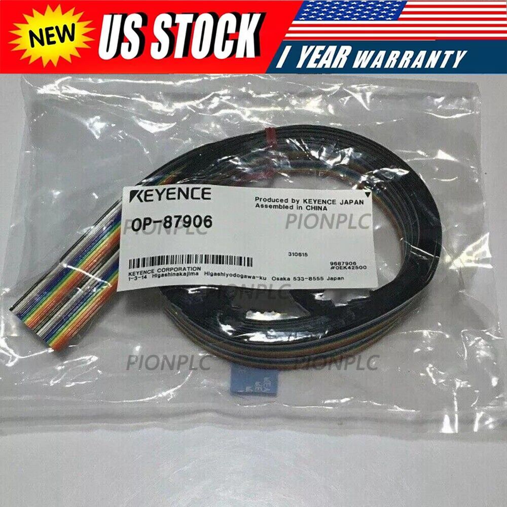 1PC New Keyence OP-87906 I/O Ribbon Cable OP87906 In Box Brand new Free Shipping