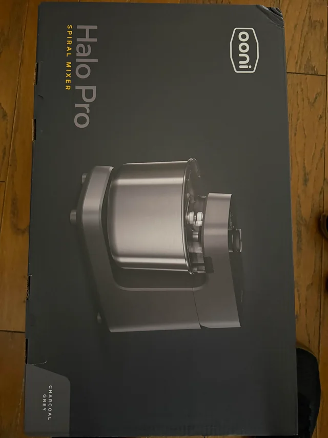 Ooni Halo Pro Spiral Mixer with Attachments Charcoal Grey NEW