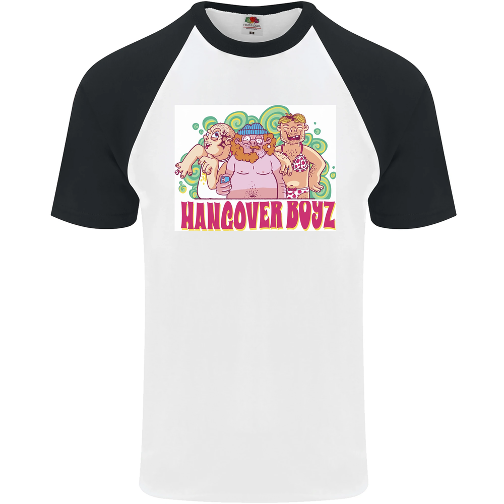 Hangover Boyz Stag Do Beer Baseball Tee for Men
