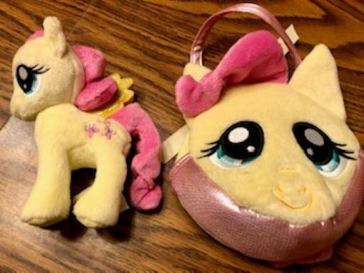 My Little Pony Fluttershy Plush Doll with Matching Carry Purse  
