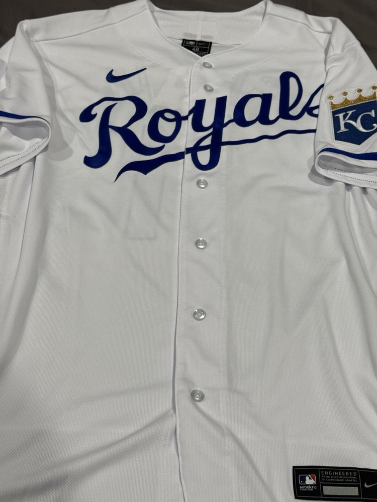 Maikel Garcia 2023 Royals Nike Home Jersey MLB Authenticated