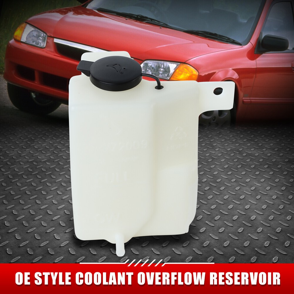 FOR 95-98 MAZDA PROTEGE OE STYLE COOLANT OVERFLOW RESERVOIR TANK BOTTLE W/ CAP