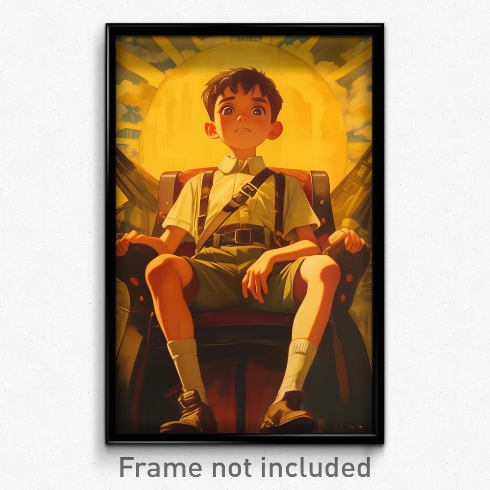 Vintage Spanish Movie Poster - Anxious Boy Royal Multi Strapped Art Print