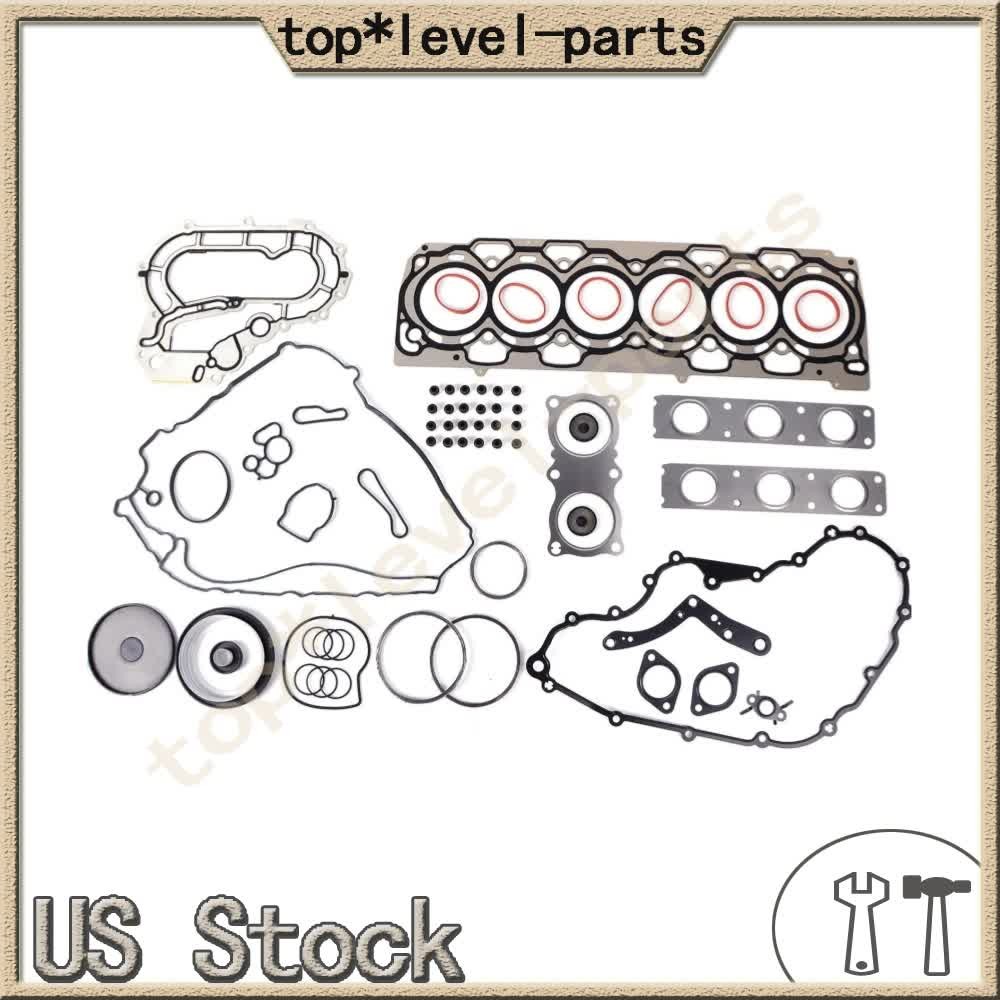NEW Engine Overhaul Gasket Seals Kit Fit For Volvo XC60 XC70 XC90 S80 V70 3.2 L6