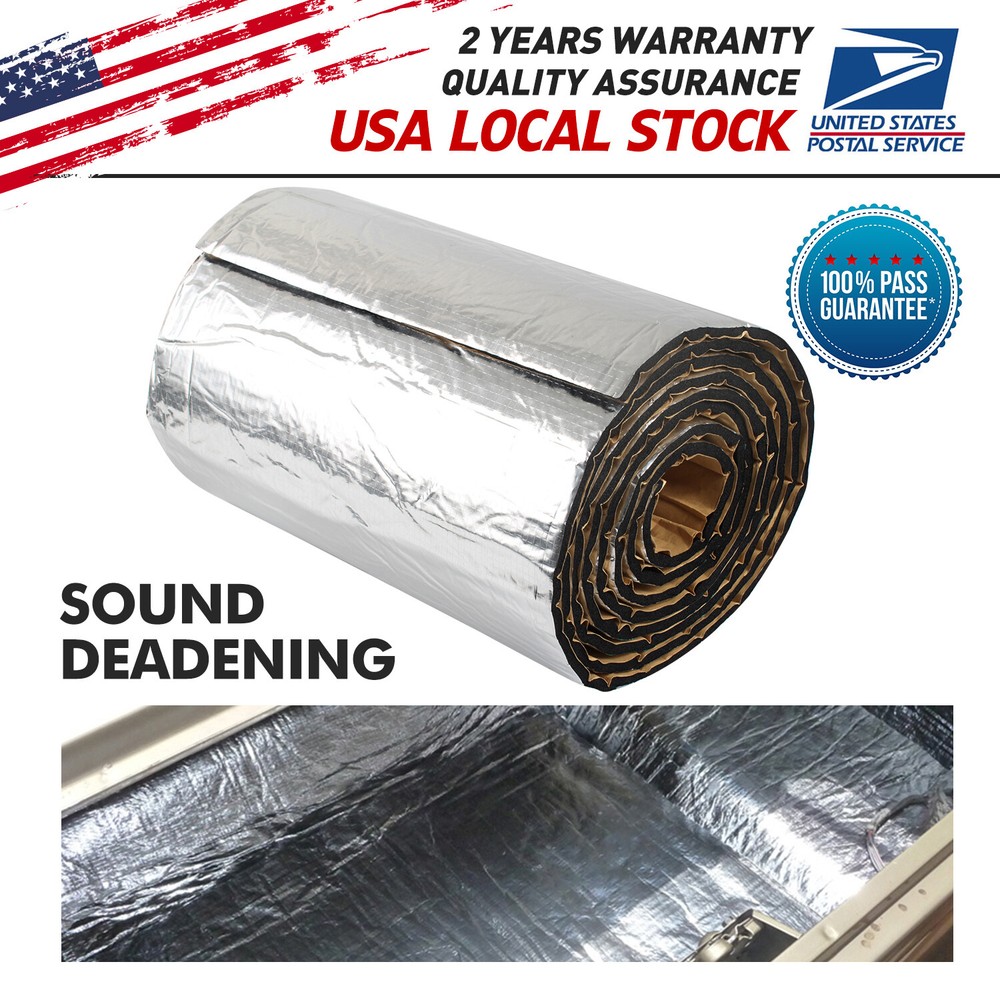 Auto Noise Deadening Heat Shield Insulation Sound Deadener Mat waterproof 7mm