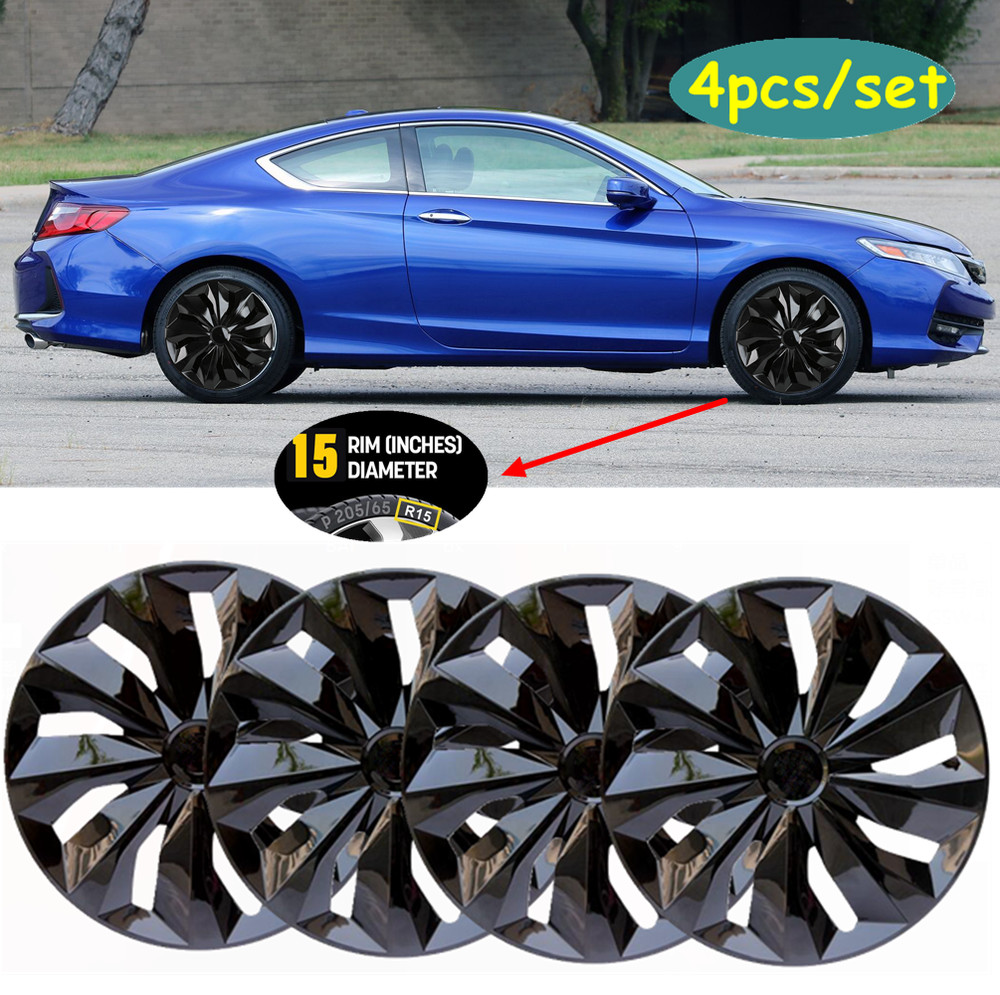 15-Inch Snap-On Hubcaps for Honda Accord R15 Steel Wheels