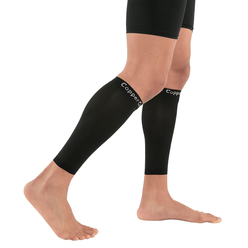Compression Calf Sleeves for Shin Splints Varicose Veins Running Cycling Support