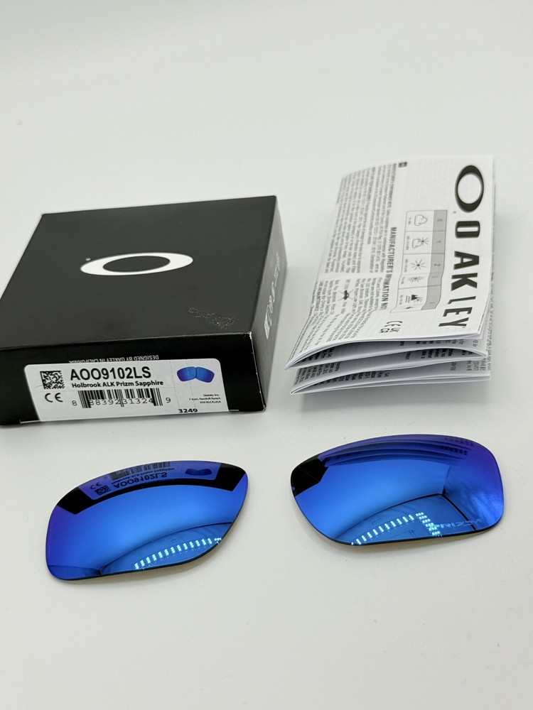 NEW AUTHENTIC OAKLEY HOLBROOK SUNGLASSES PRIZM SAPPHIRE BLUE REPLACEMENT LENS