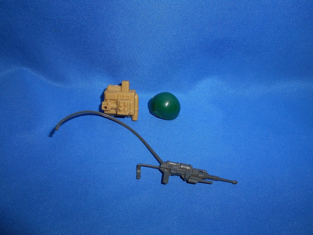 1983 GI Joe Flash Action Figure Accessory Lot with Gun Helmet Backpack Battle Gear