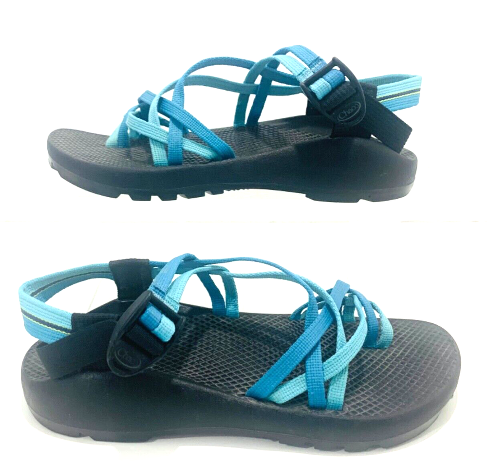Chaco Z Cloud X2 Womens Blue Hiking Sandals Water Shoes Size 9