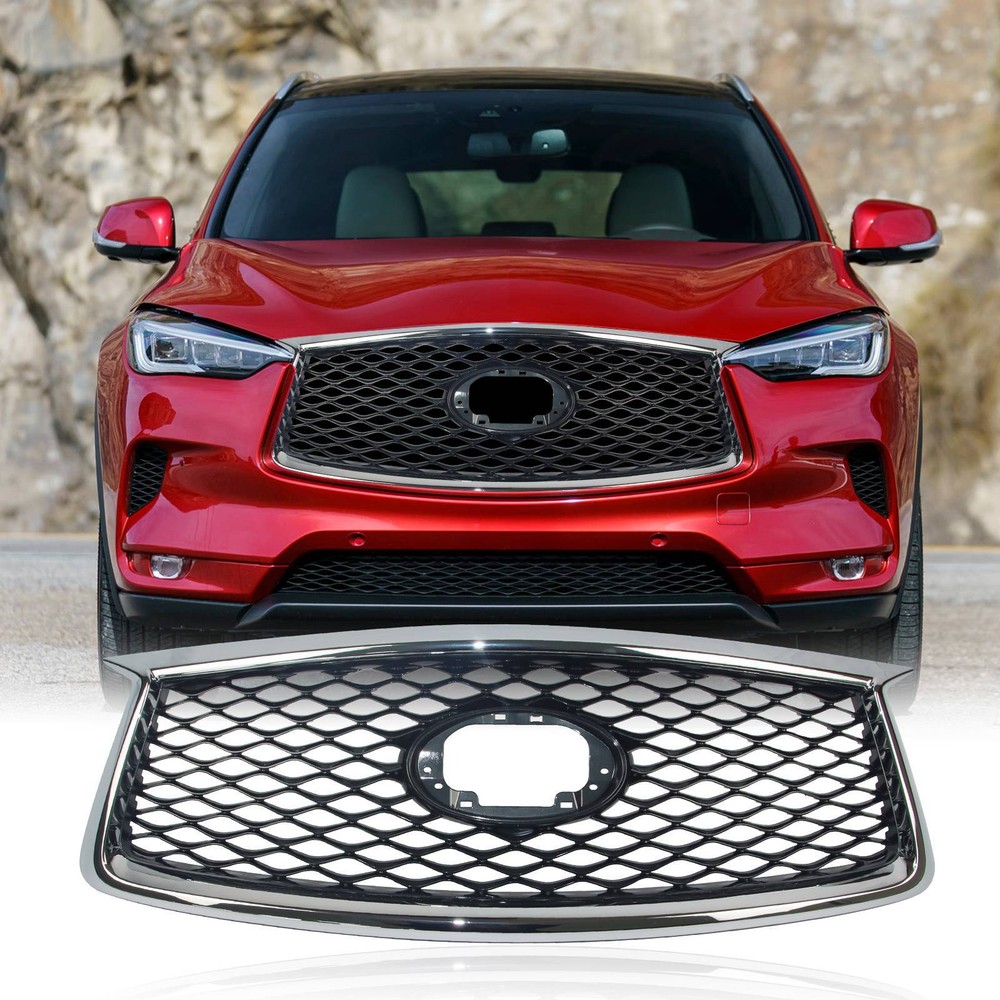 Front Grill for 2019-2021 INFINITI QX50 Chrome Frame