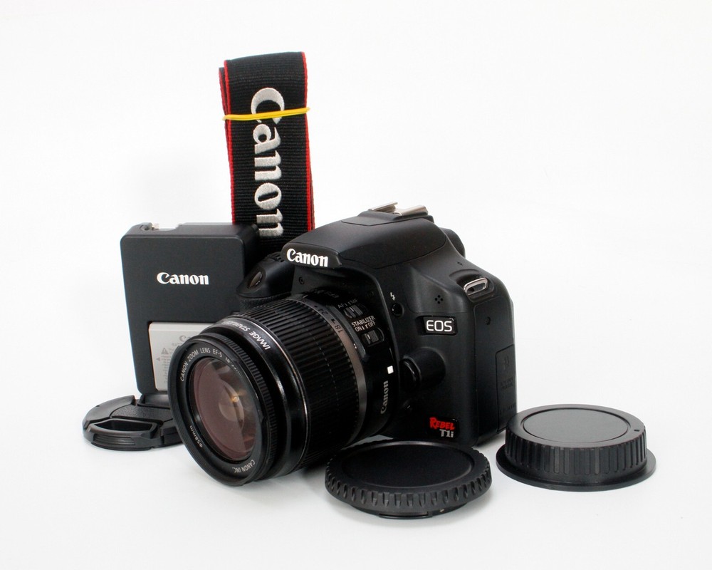 Canon EOS T1i 15.1MP DSLR Camera, EF-S 18-55mm IS Lens