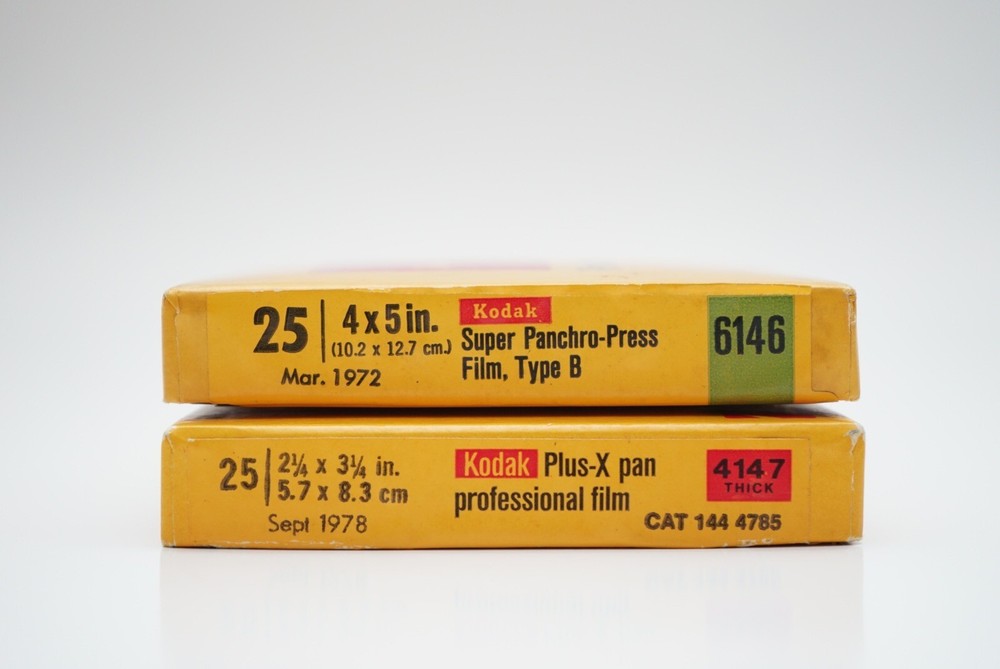 Kodak 4x5 SUPER PANCHRO-PRESS TYPE B FILM 25 Sheets Plus-x Pan Prof Expired