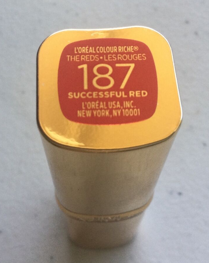 L'Oreal Paris Colour Riche Original Satin Lipstick 187 Successful Red