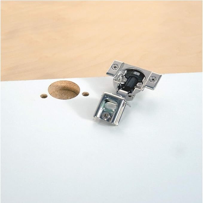 Blum 105-degree Compact 38N otion 5/16-inch Overlay Press-in Soft Close Hinges (